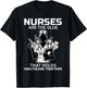 Funny Trust Nurses Are The Glue LPN RN CNA Nursing T-Shirt - T-Shirt | Black