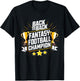 Back to Back Champion Fantasy Football Draft Party Kit T-Shirt - T-Shirt | Black