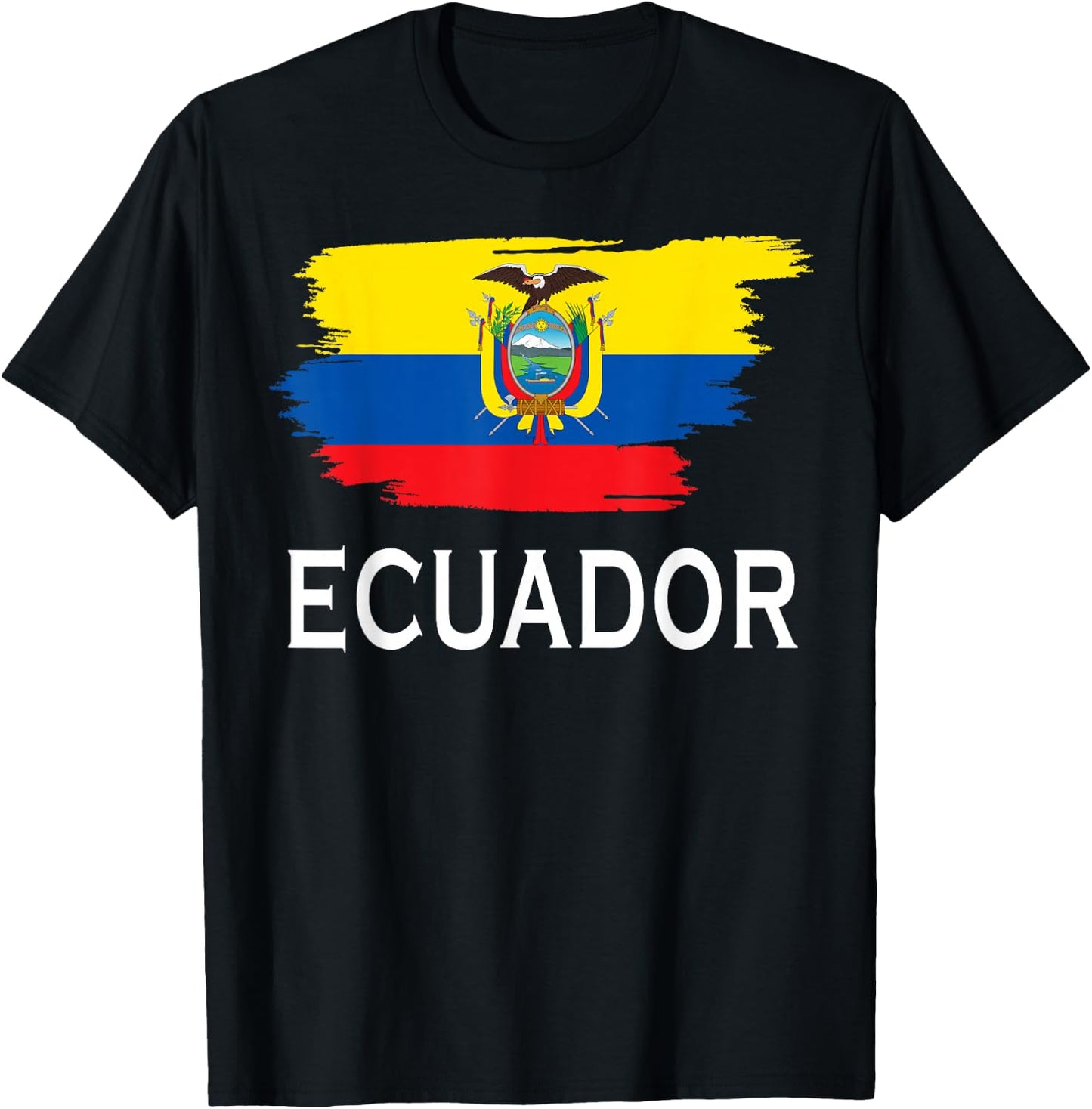 Ecuador Country Ecuadorian Flag Women Kids Ecuador T-Shirt - T-Shirt | Black