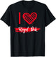 I Love Royal Oak I Heart Royal Oak T-Shirt - T-Shirt | Black