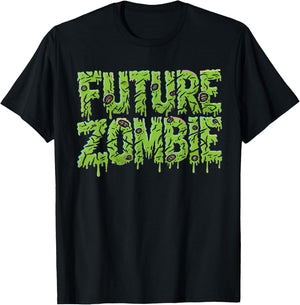 Future Zombie Halloween Costume Creepy T-Shirt - T-Shirt | Black