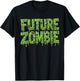 Future Zombie Halloween Costume Creepy T-Shirt - T-Shirt | Black