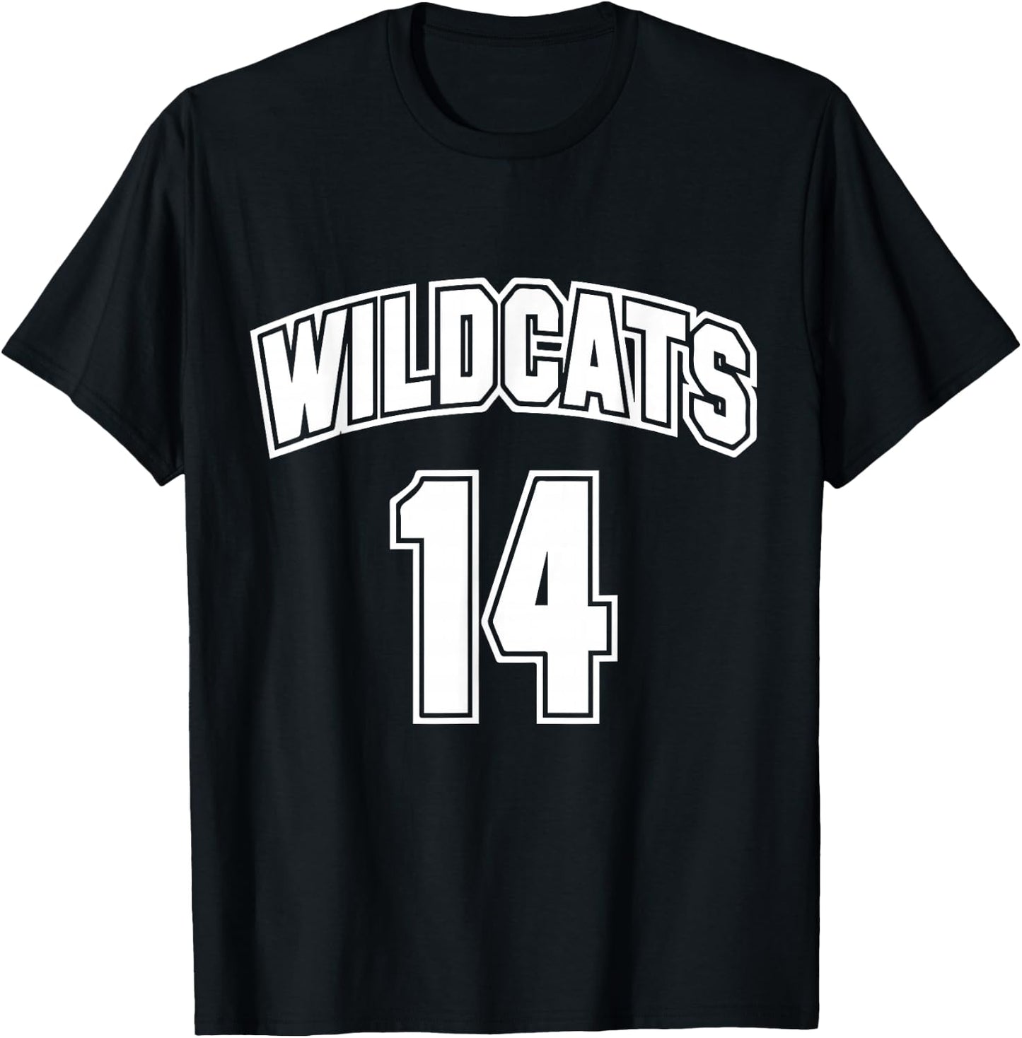 Wildcats 14 Jersey T-Shirt - T-Shirt | Black