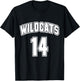 Wildcats 14 Jersey T-Shirt - T-Shirt | Black