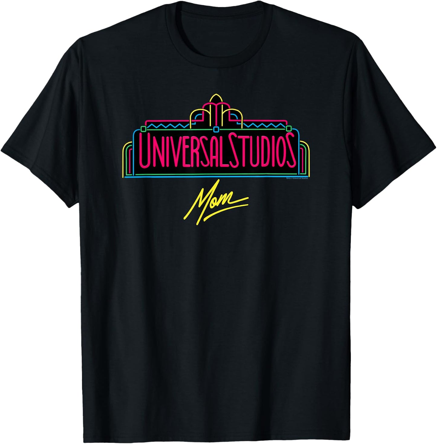 Universal Studios Marquee Mom T-Shirt - T-Shirt | Black