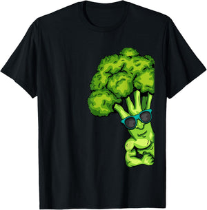 Broccoli Lover Healthy Vegetables Gym Fitness Bodybuilding T-Shirt - T-Shirt | Black