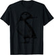 Vintage Cute Puffin Smoking Weed Cannabis Marijuana Stoner T-Shirt - T-Shirt | Black