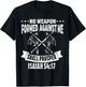No Weapon Formed Against Me Shall Prosper Christian Believer T-Shirt - T-Shirt | Black
