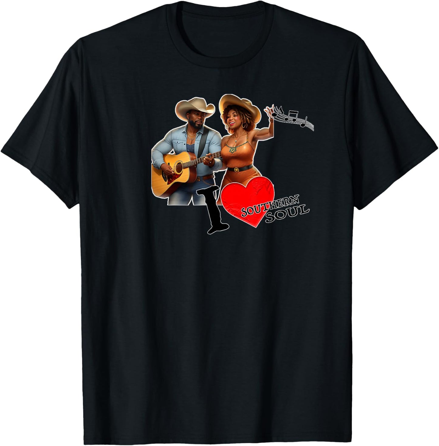 I Love Southern Soul T-Shirt - T-Shirt | Black