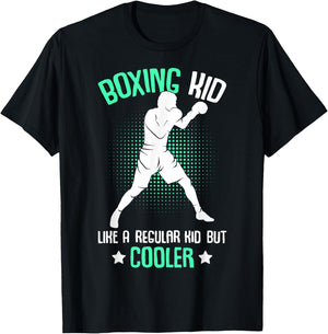 Boxing Kid Boxer Boys T-Shirt - T-Shirt | Black