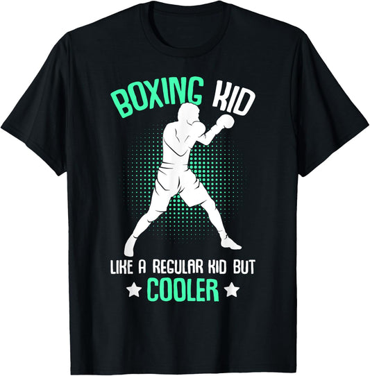 Boxing Kid Boxer Boys T-Shirt - T-Shirt | Black