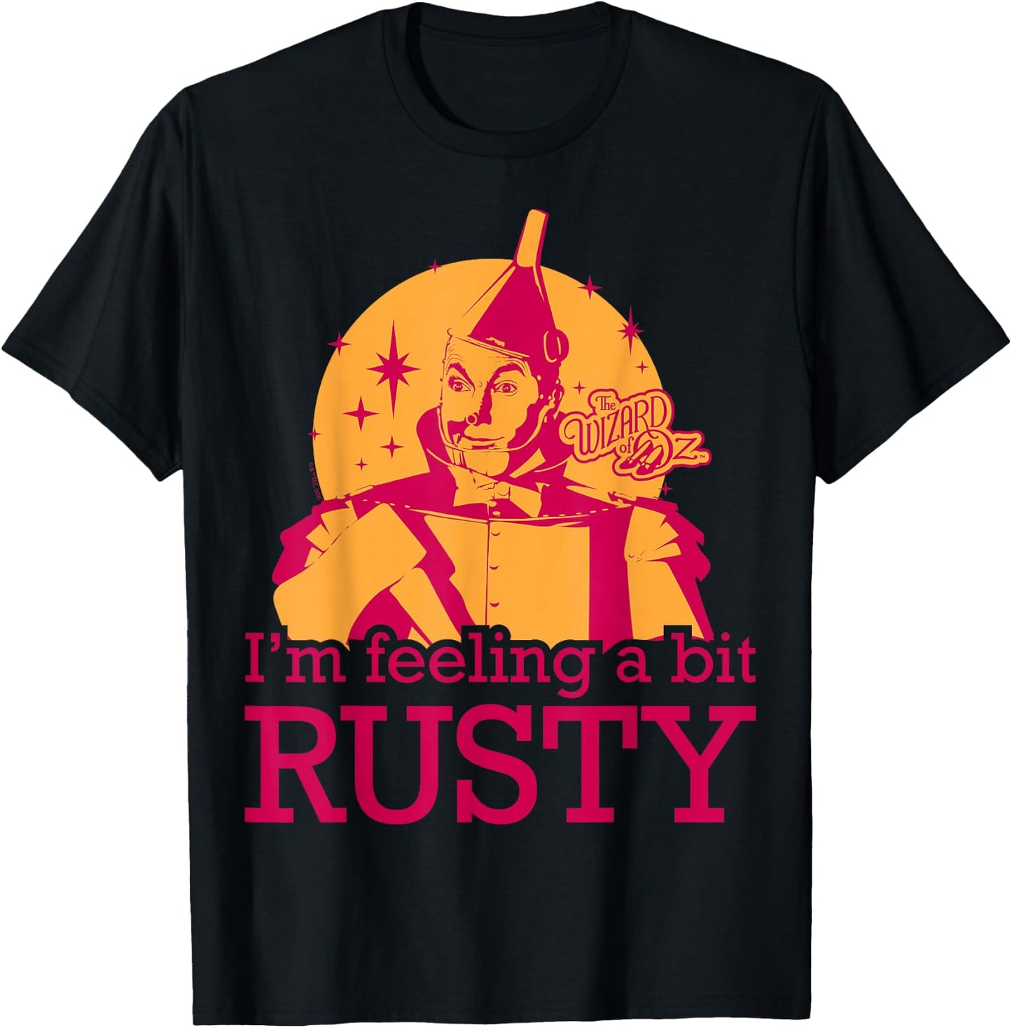 The Wizard of Oz - Tin Man Feeling A Bit Rusty T-Shirt - T-Shirt | Black