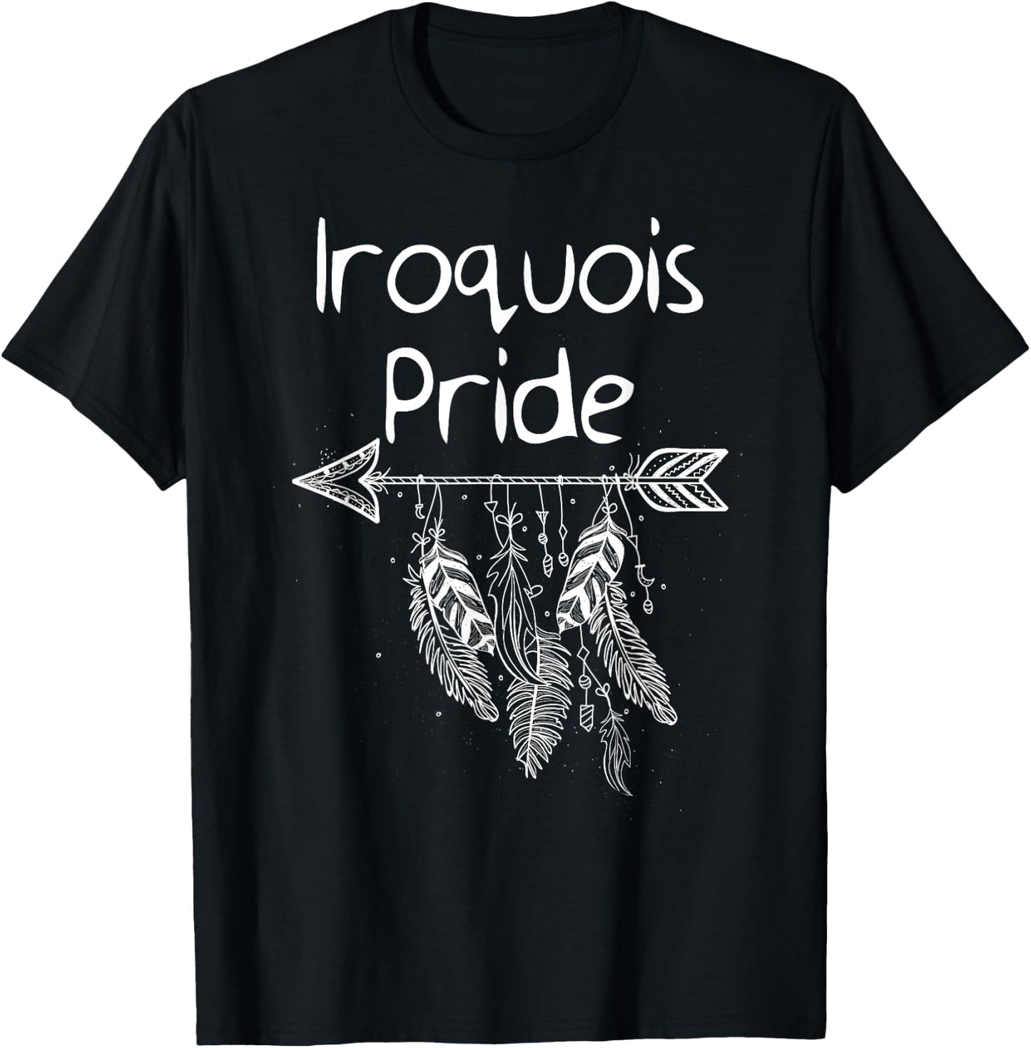 Iroquois Pride Native American Shirt T-Shirt - T-Shirt | Black
