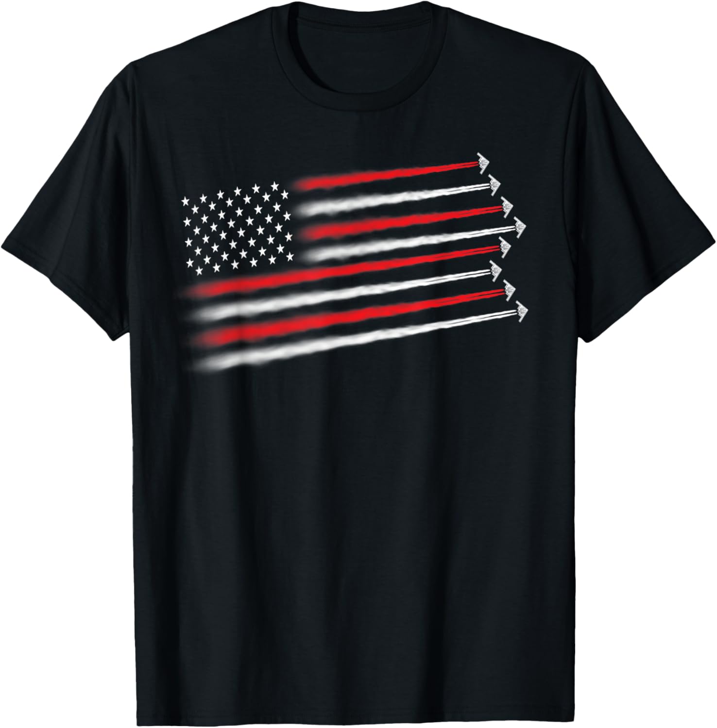 Patriotic s Bomber 4th Of July s USA T-Shirt - T-Shirt | Black