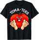 Toma-Toes Funny Tomato Love Growing Tomatoes T-Shirt - T-Shirt | Black