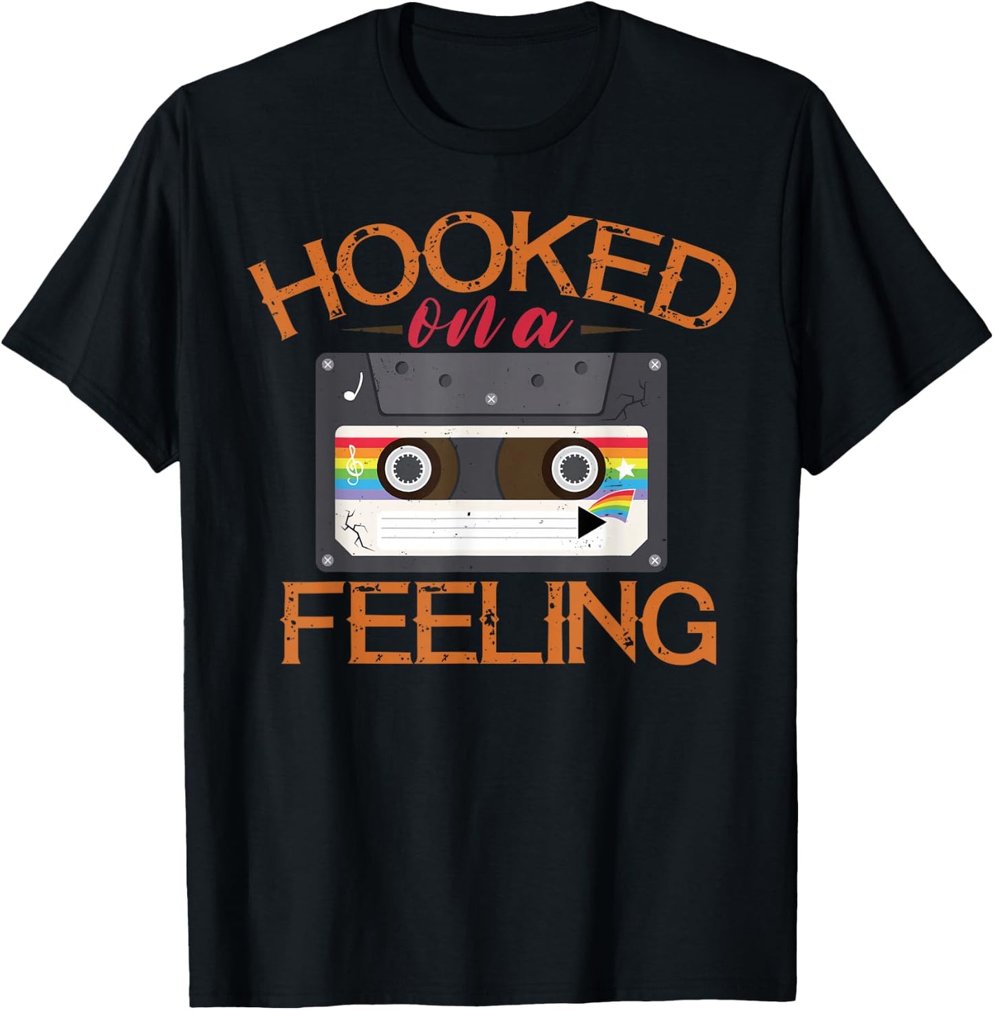 Hooked On Feeling Funny Hero Movie Song Costumed T-Shirt - T-Shirt | Black
