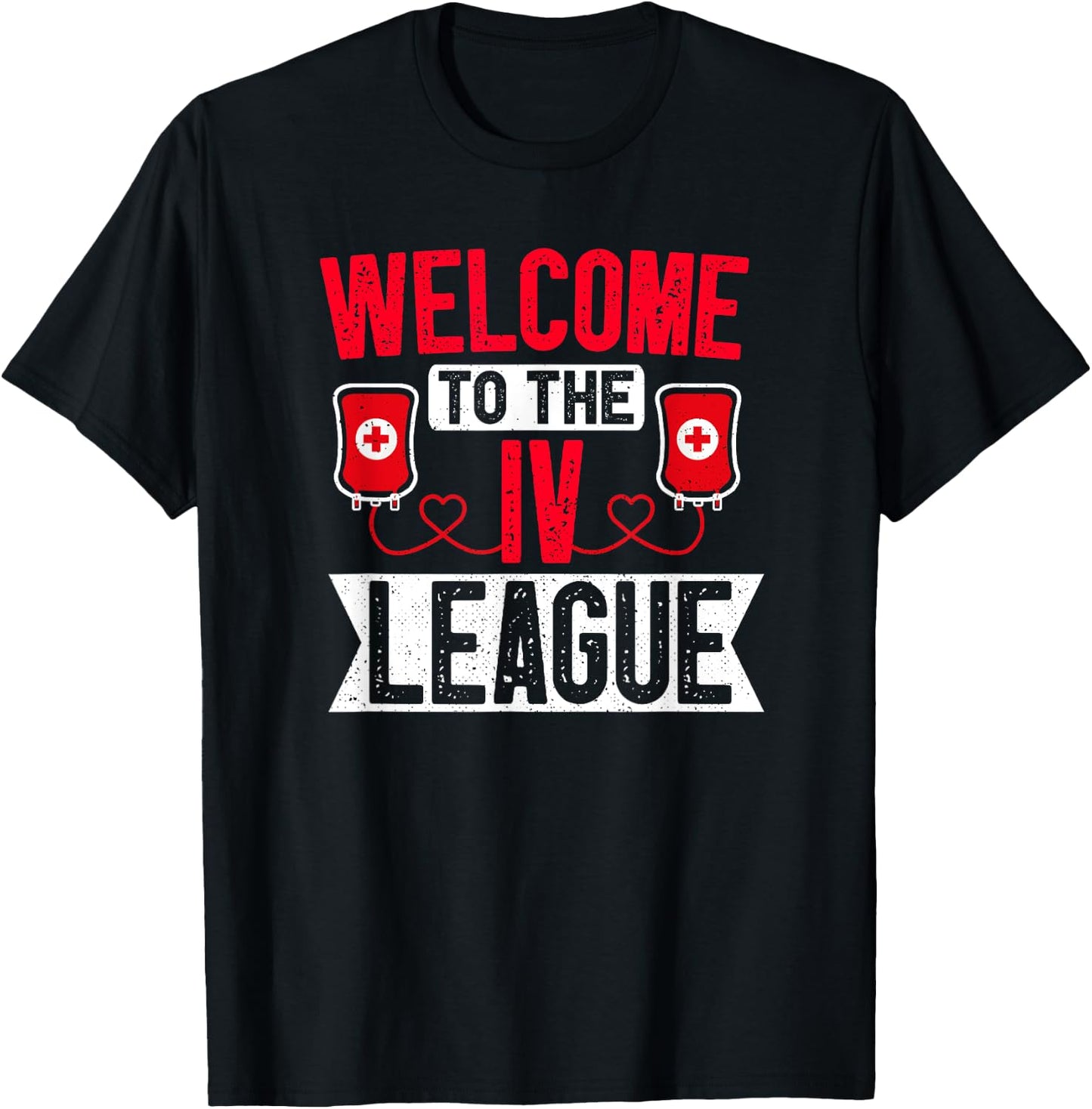 Infusion Nurse IV League Chemo Nursing RN IV Dialysis Nurses T-Shirt - T-Shirt | Black