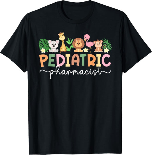 Boho Pediatric Pharmacist Pediatric Pharmacy Peds Pharmacist T-Shirt - T-Shirt | Black