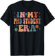 In My PHD Student Era Funny Women Christmas Presents T-Shirt - T-Shirt | Black
