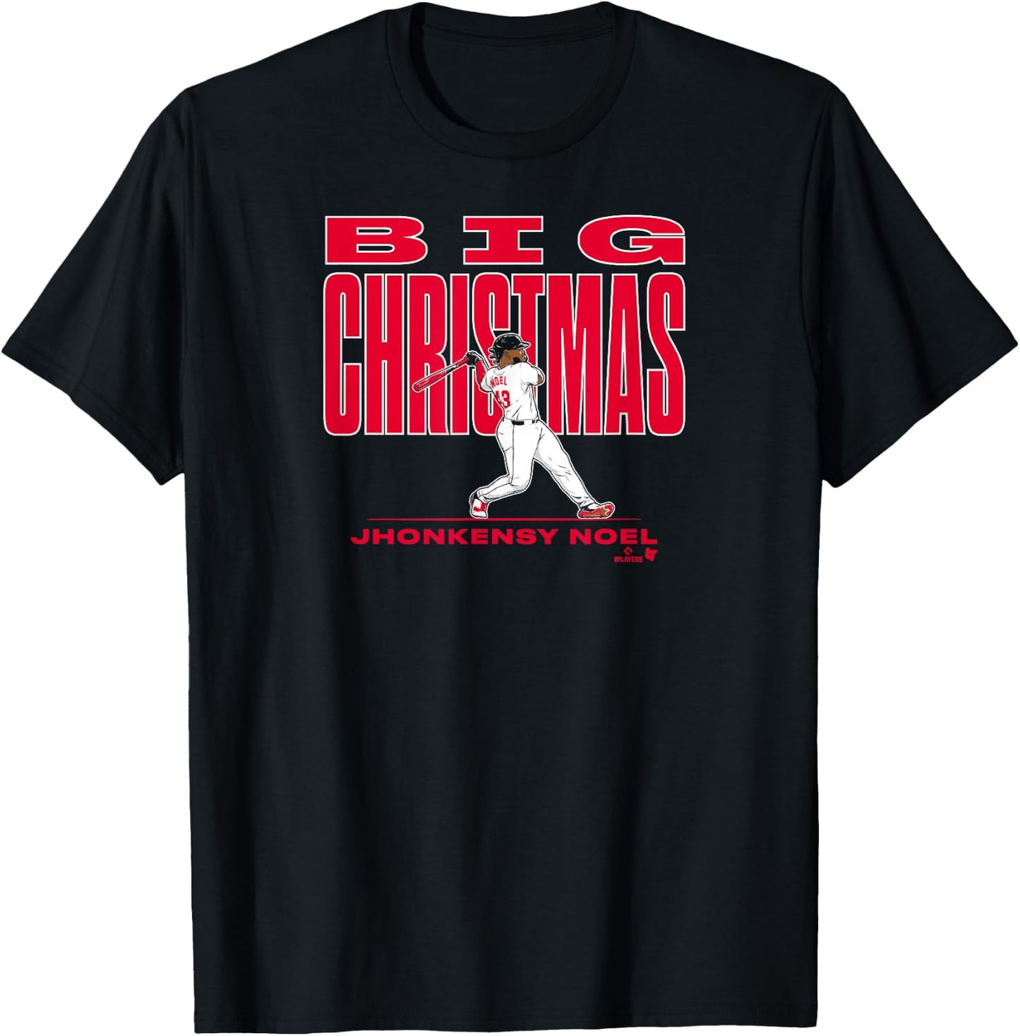 Jhonkensy Noel: Big Christmas - Cleveland Baseball T-Shirt - T-Shirt | Black
