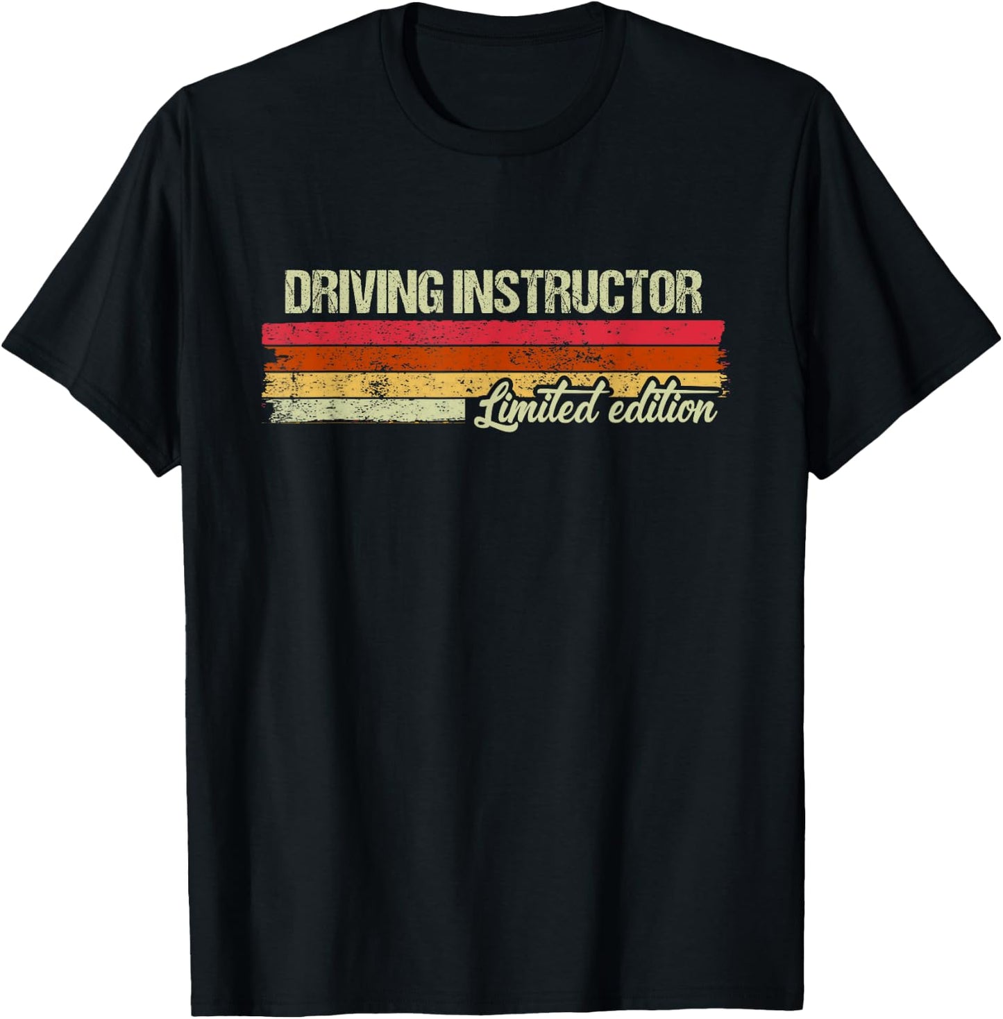 Vintage Driving Instructor Limited Edition T-Shirt - T-Shirt | Black
