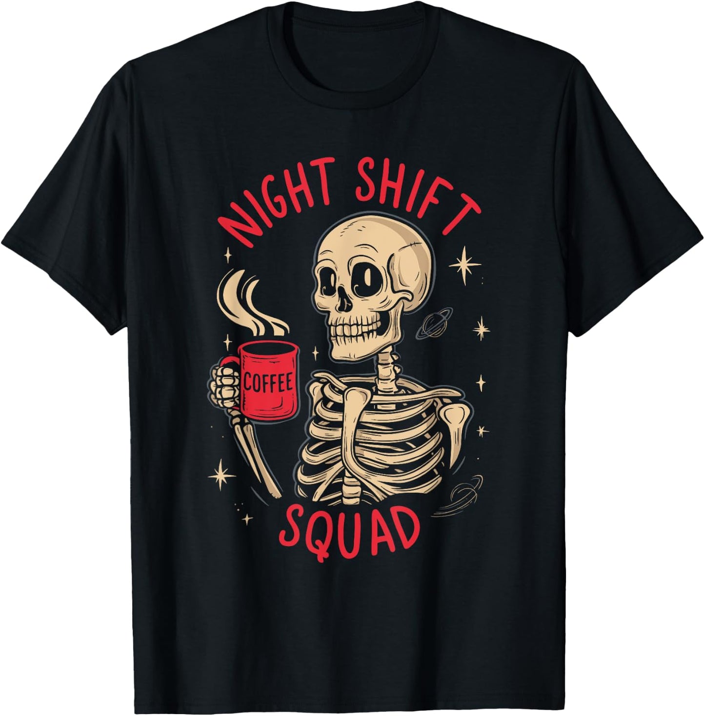 Night Shift Squad T-Shirt - T-Shirt | Black