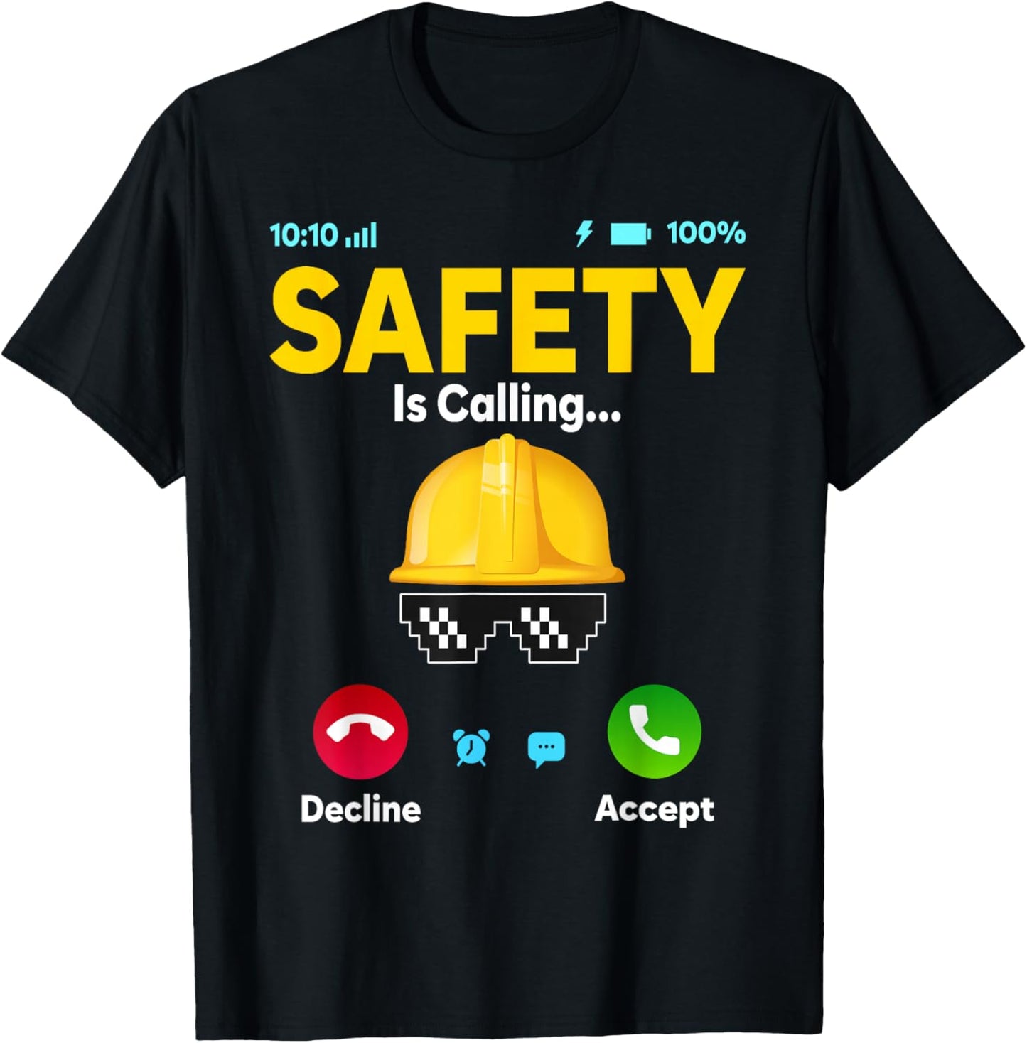 Funny Occupational Health Safety Officer Manager Supervisor T-Shirt - T-Shirt | Black