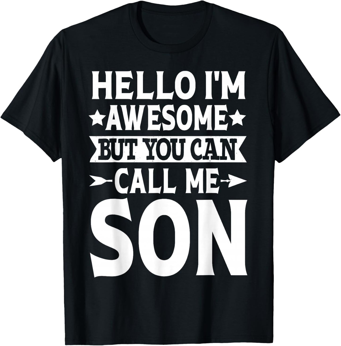 Son Surname Call Me Son Family Team Last Name Son T-Shirt - T-Shirt | Black