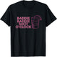 Baddie Baddie Shot O’clock drinking for baddies T-Shirt - T-Shirt | Black