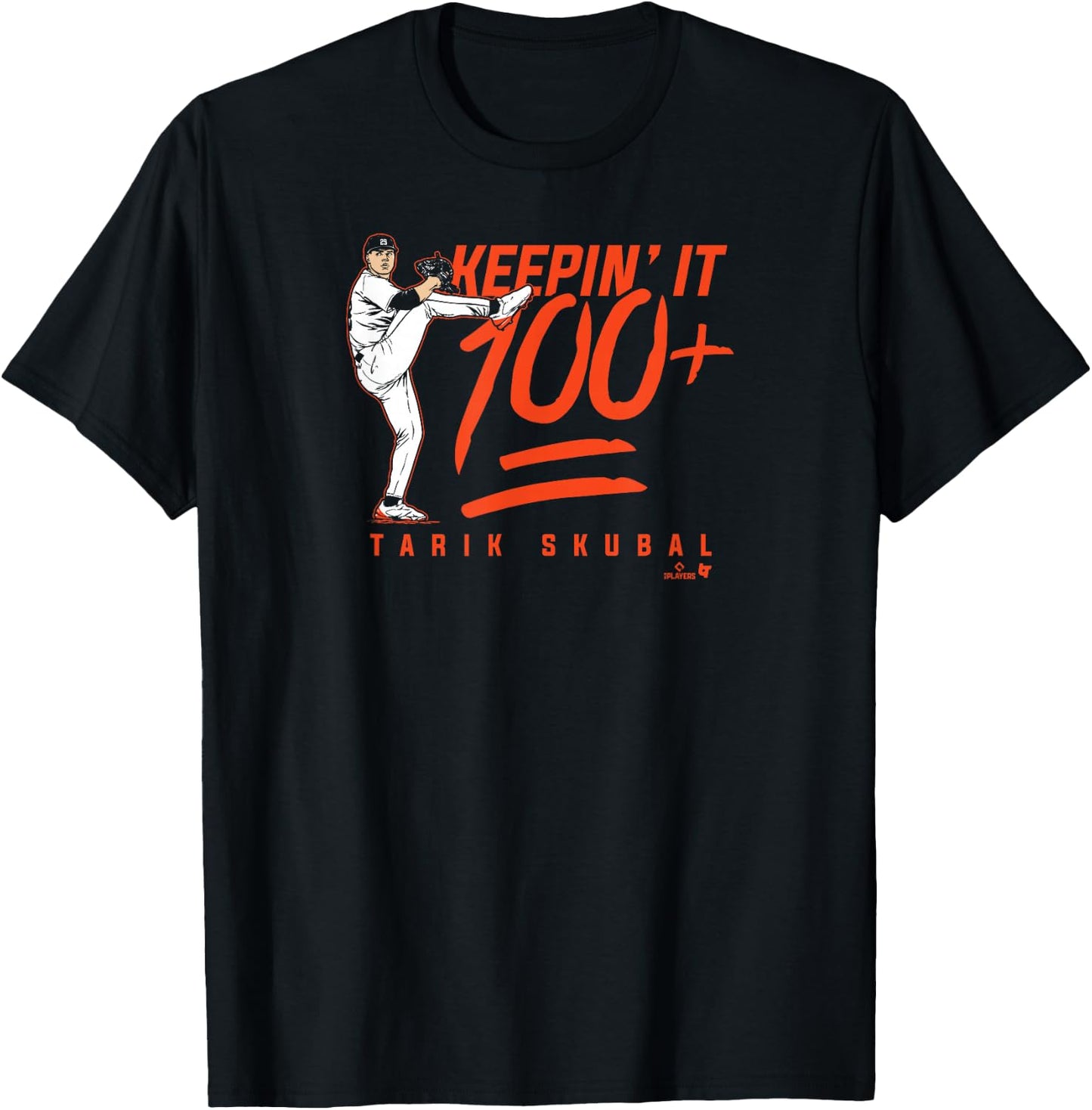 Tarik Skubal - Keepin' It 100+ - Detroit Baseball T-Shirt - T-Shirt | Black