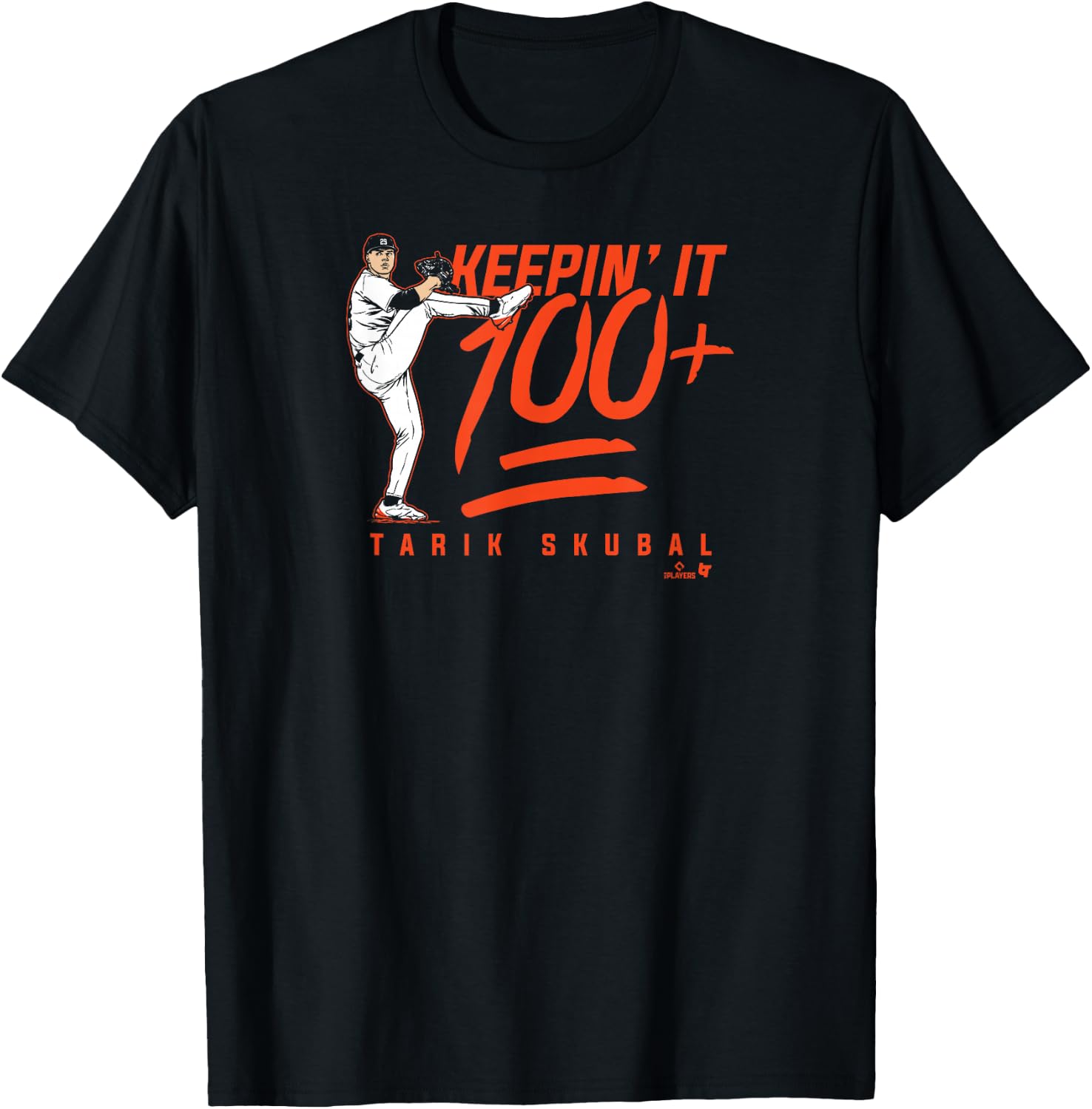 Tarik Skubal - Keepin' It 100+ - Detroit Baseball T-Shirt - T-Shirt | Black