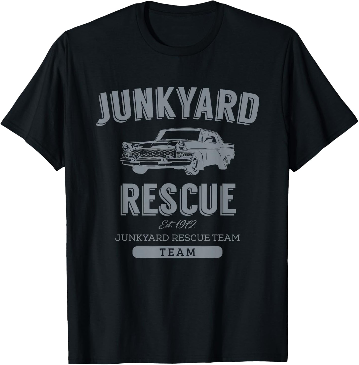 The Junkyard Rescue Team T-Shirt - T-Shirt | Black