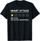 Heart Attack Funny Get Well Soon Gag Recovery T-Shirt - T-Shirt | Black