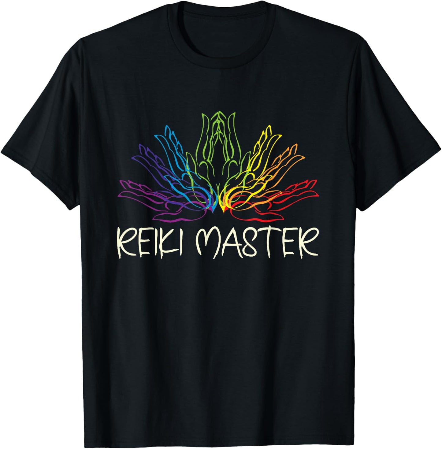 Spiritual Living Energy Healer Reiki Master T-Shirt - T-Shirt | Black