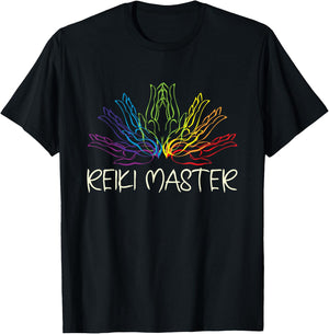 Spiritual Living Energy Healer Reiki Master T-Shirt - T-Shirt | Black