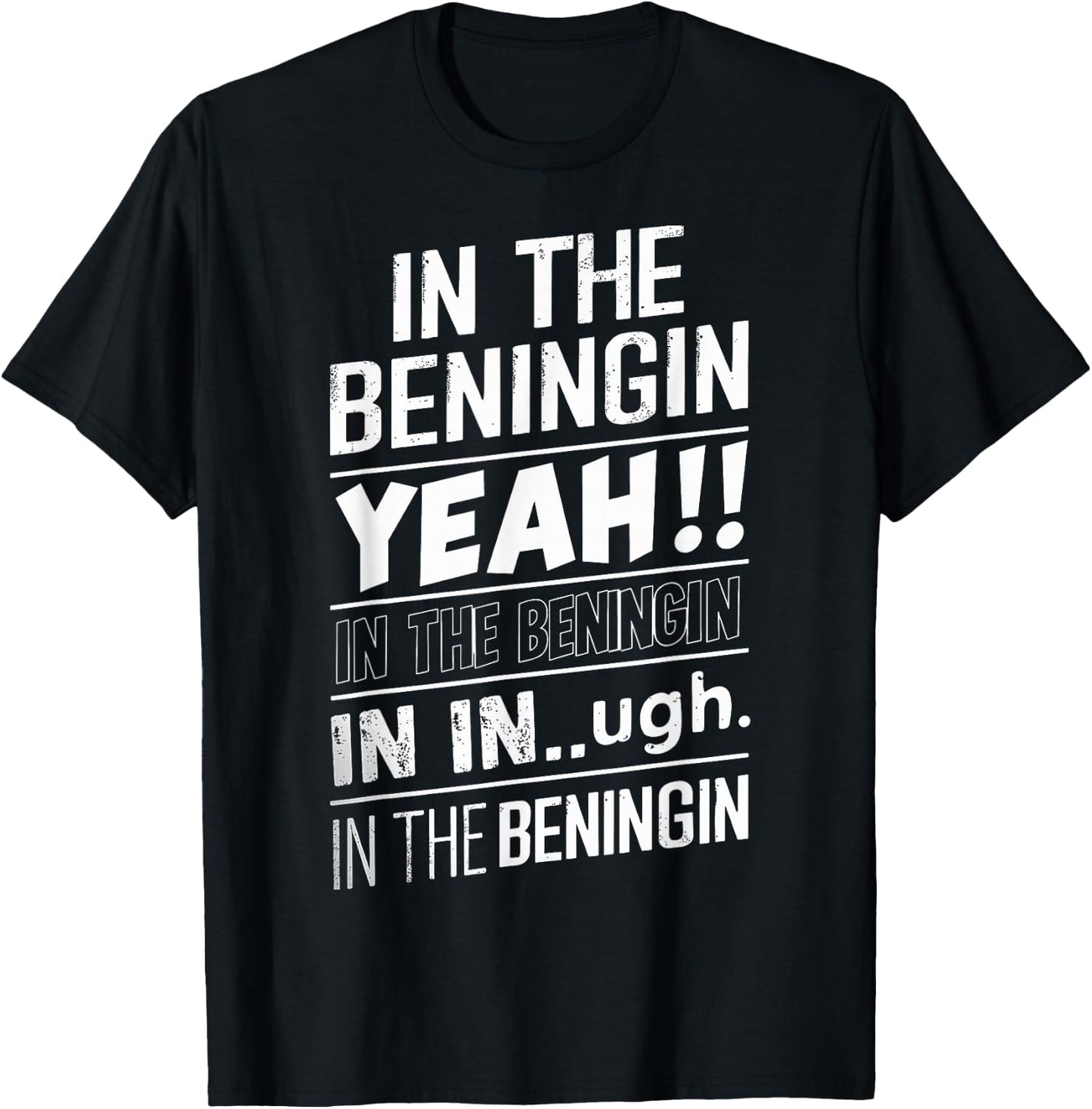 In The Beginning In The Beningin T-Shirt - T-Shirt | Black