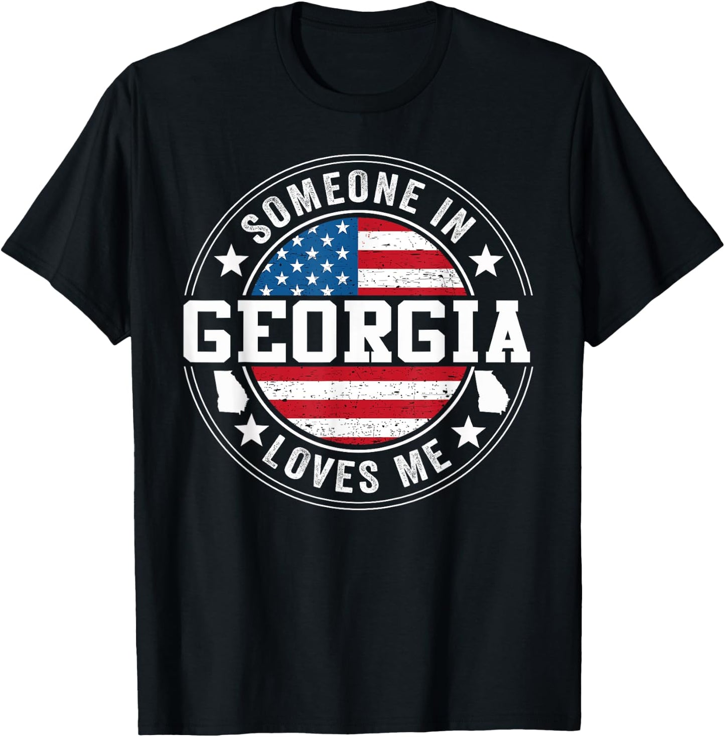 Someone In Georgia Loves Me Atlanta T-Shirt - T-Shirt | Black