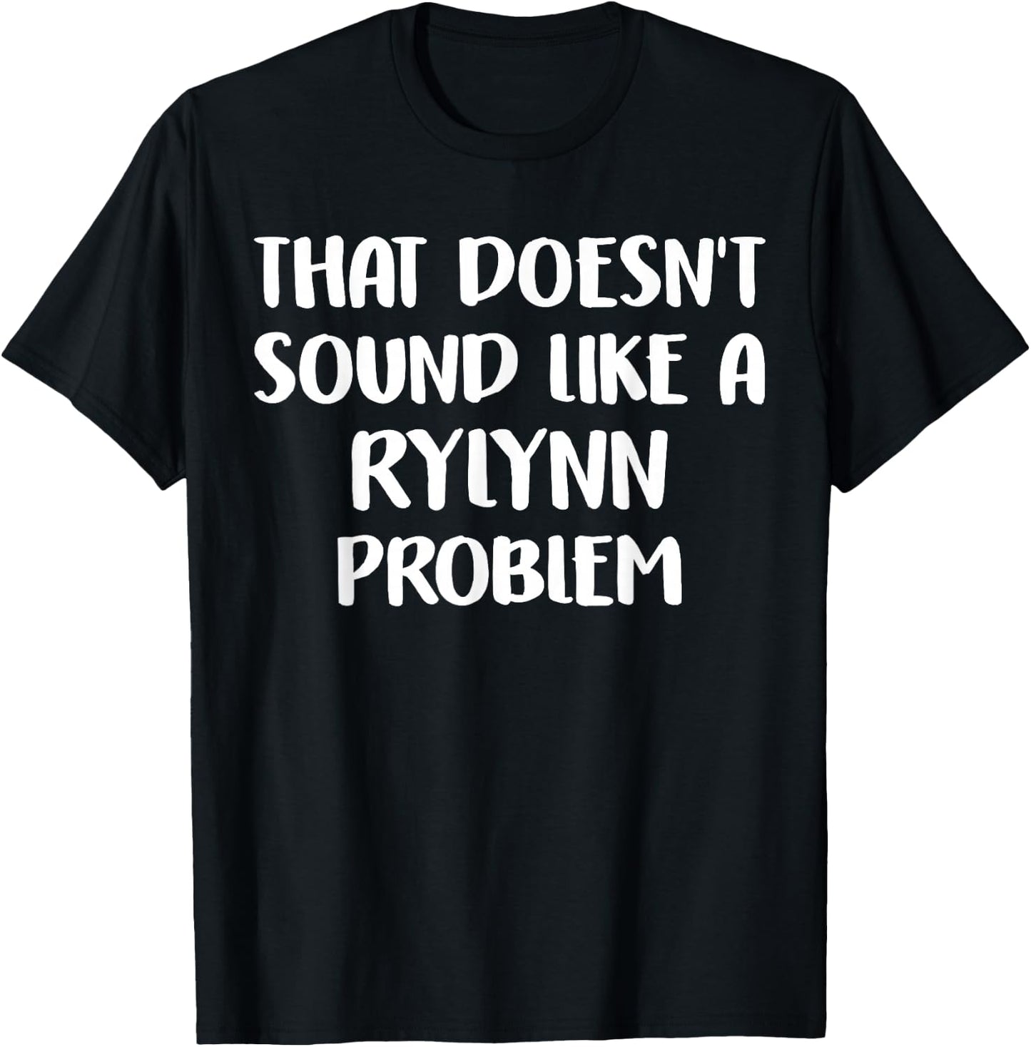 Rylynn Personalized Cute Flower Girls Rylynn Name T-Shirt - T-Shirt | Black