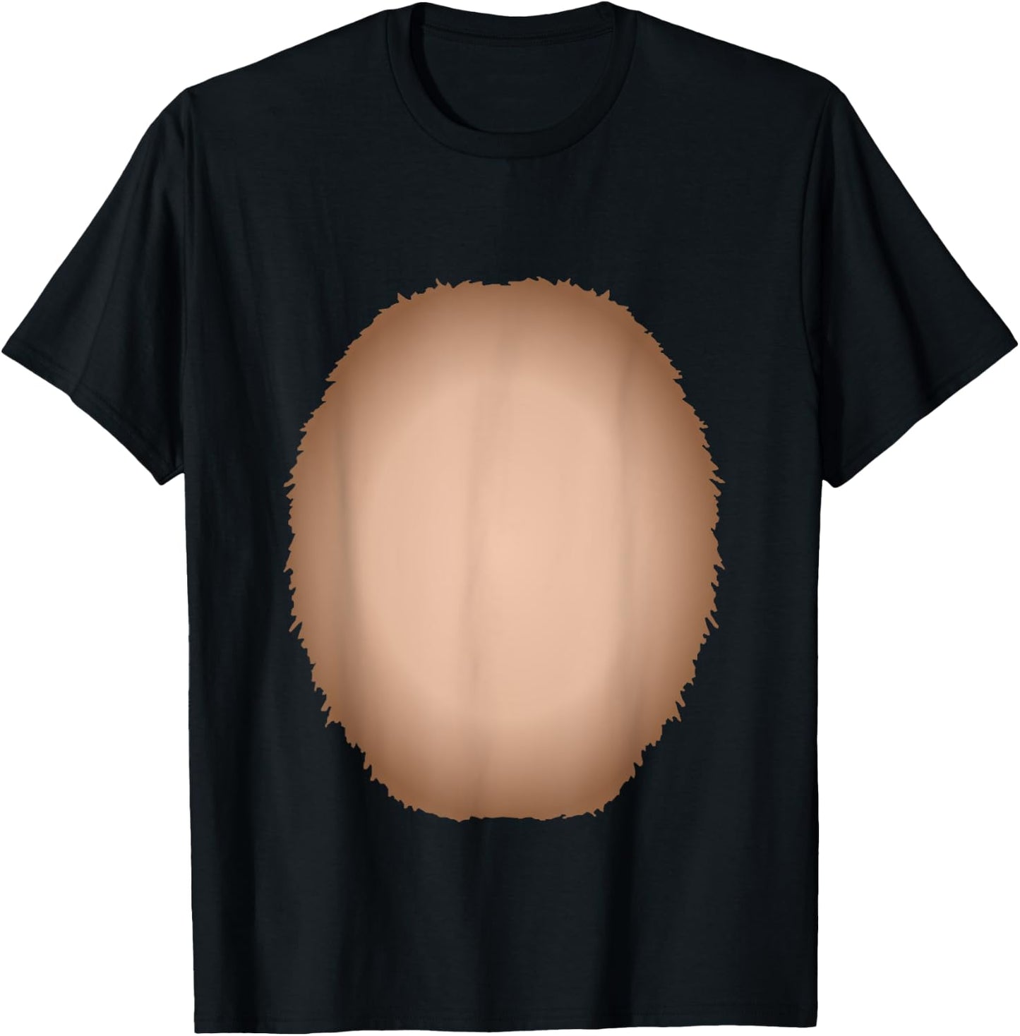Funny Lazy DIY Bear Belly Costume for Halloween Party T-Shirt - T-Shirt | Black