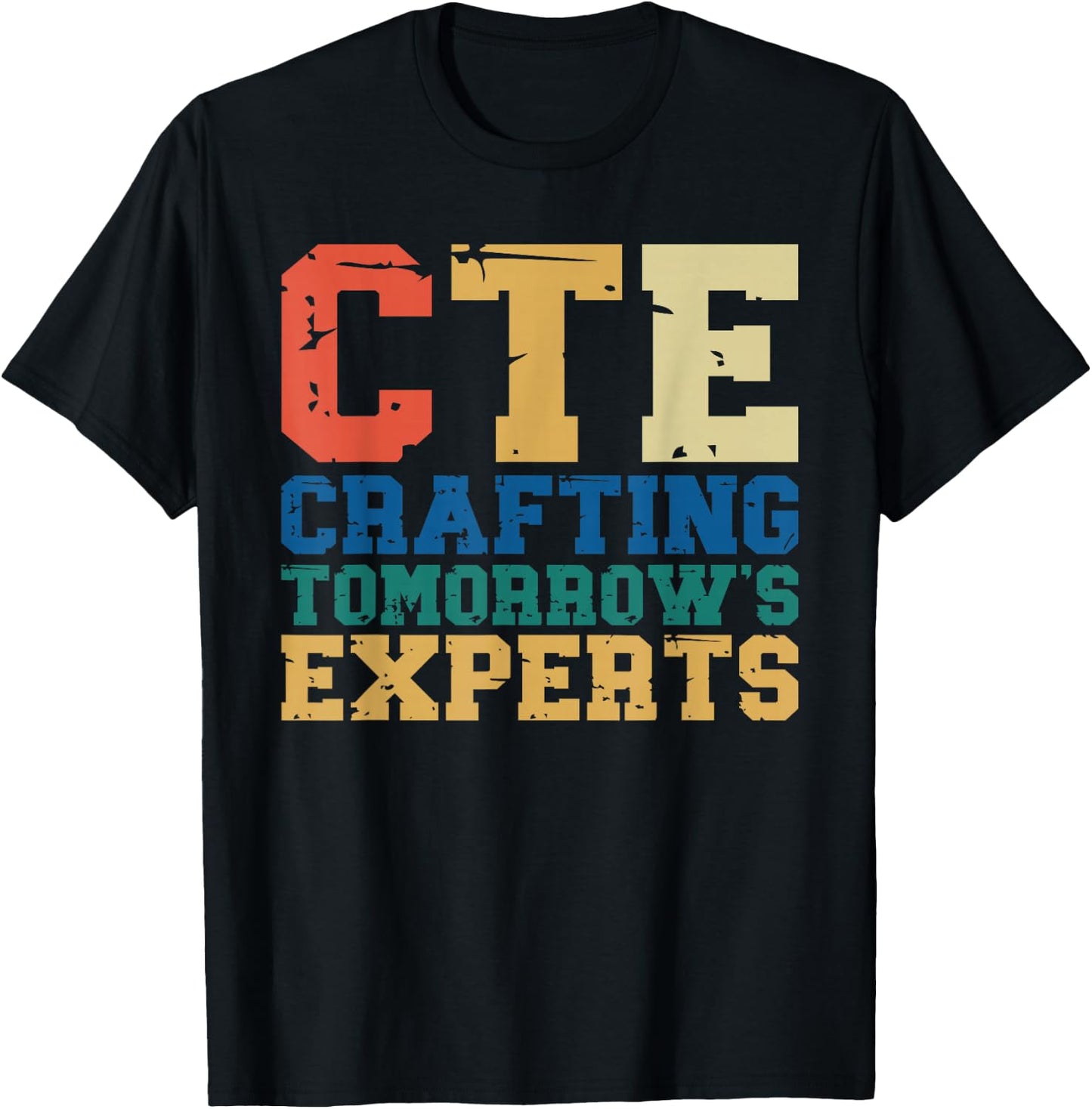 CTE Teacher Education Career Technical T-Shirt - T-Shirt | Black