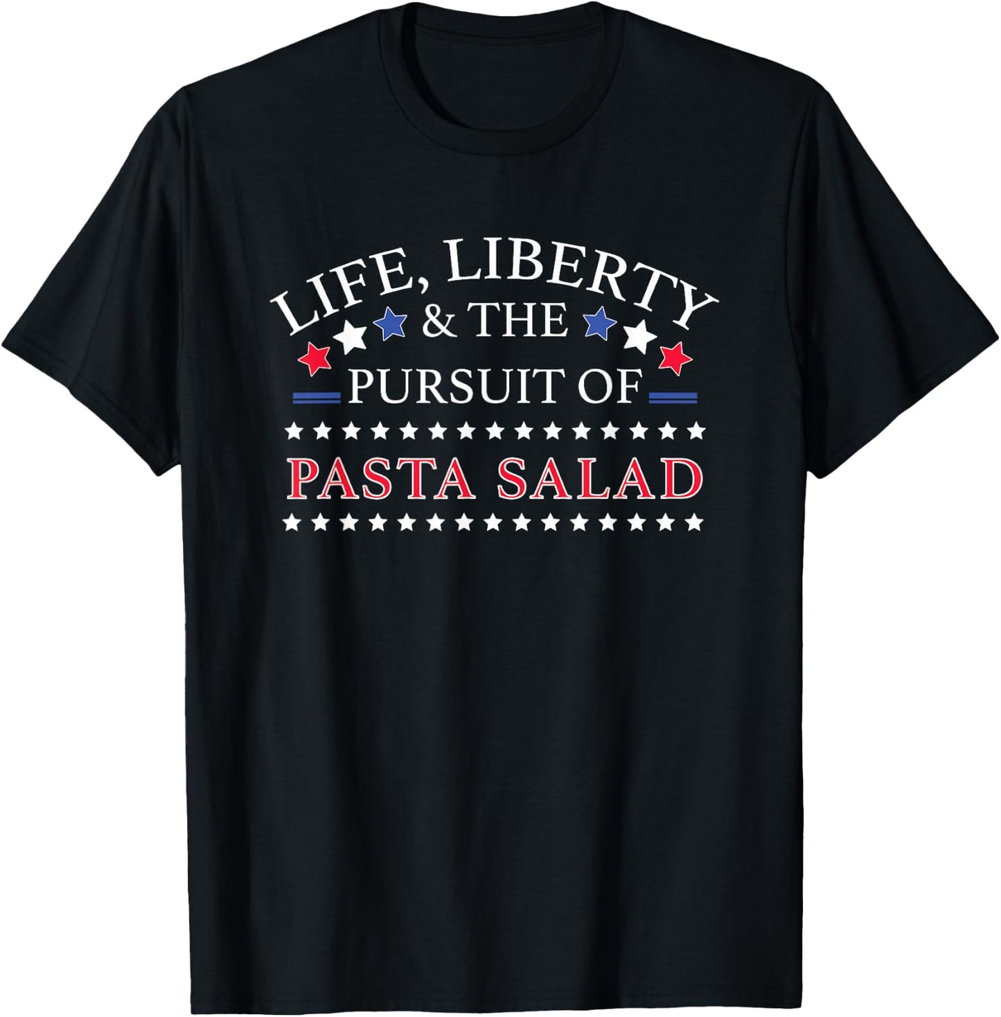 Funny Pasta Salad Shirt - Novelty Gift T-Shirt - T-Shirt | Black