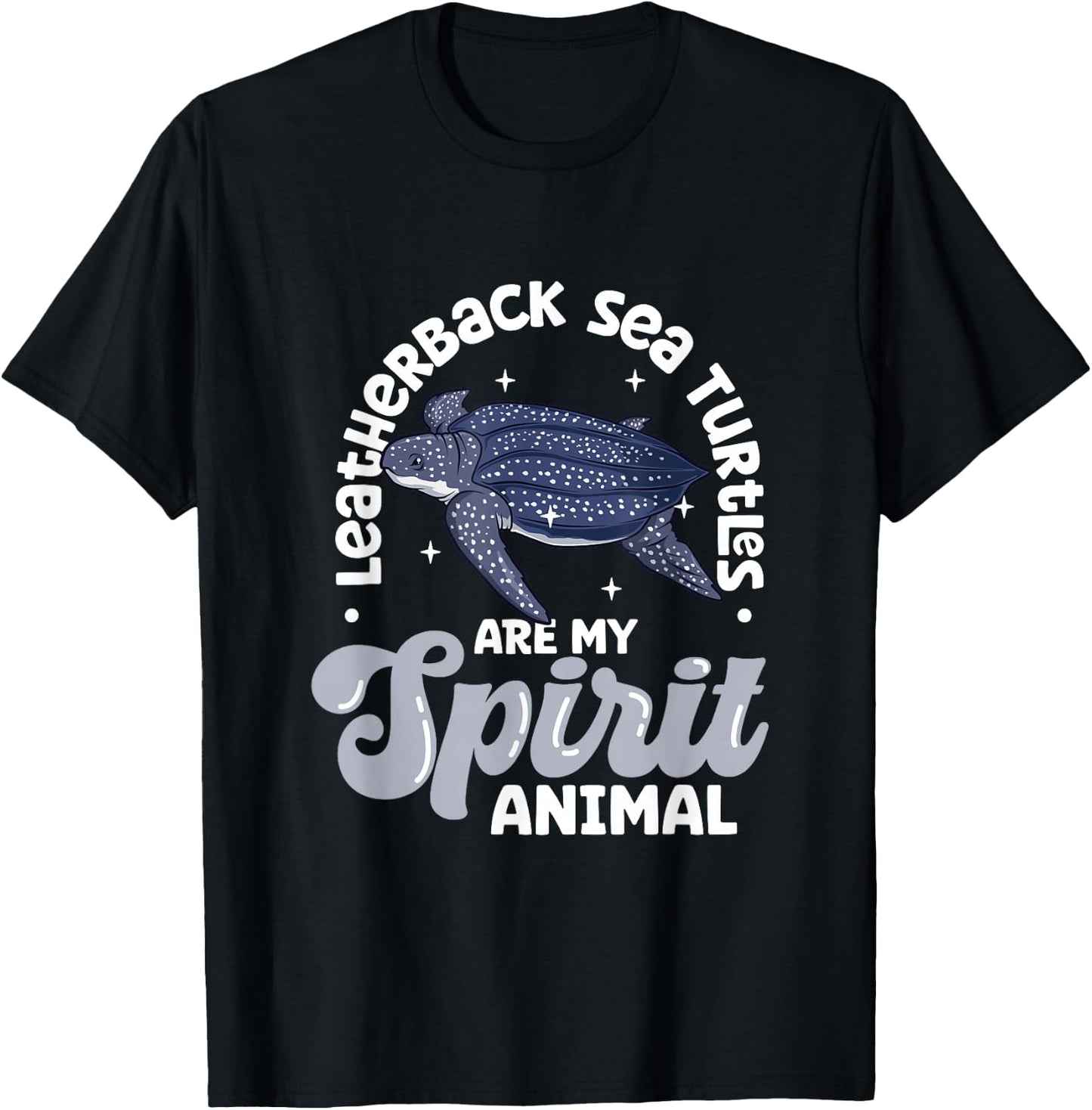 My spirit animal - Leatherback Sea Turtle T-Shirt - T-Shirt | Black