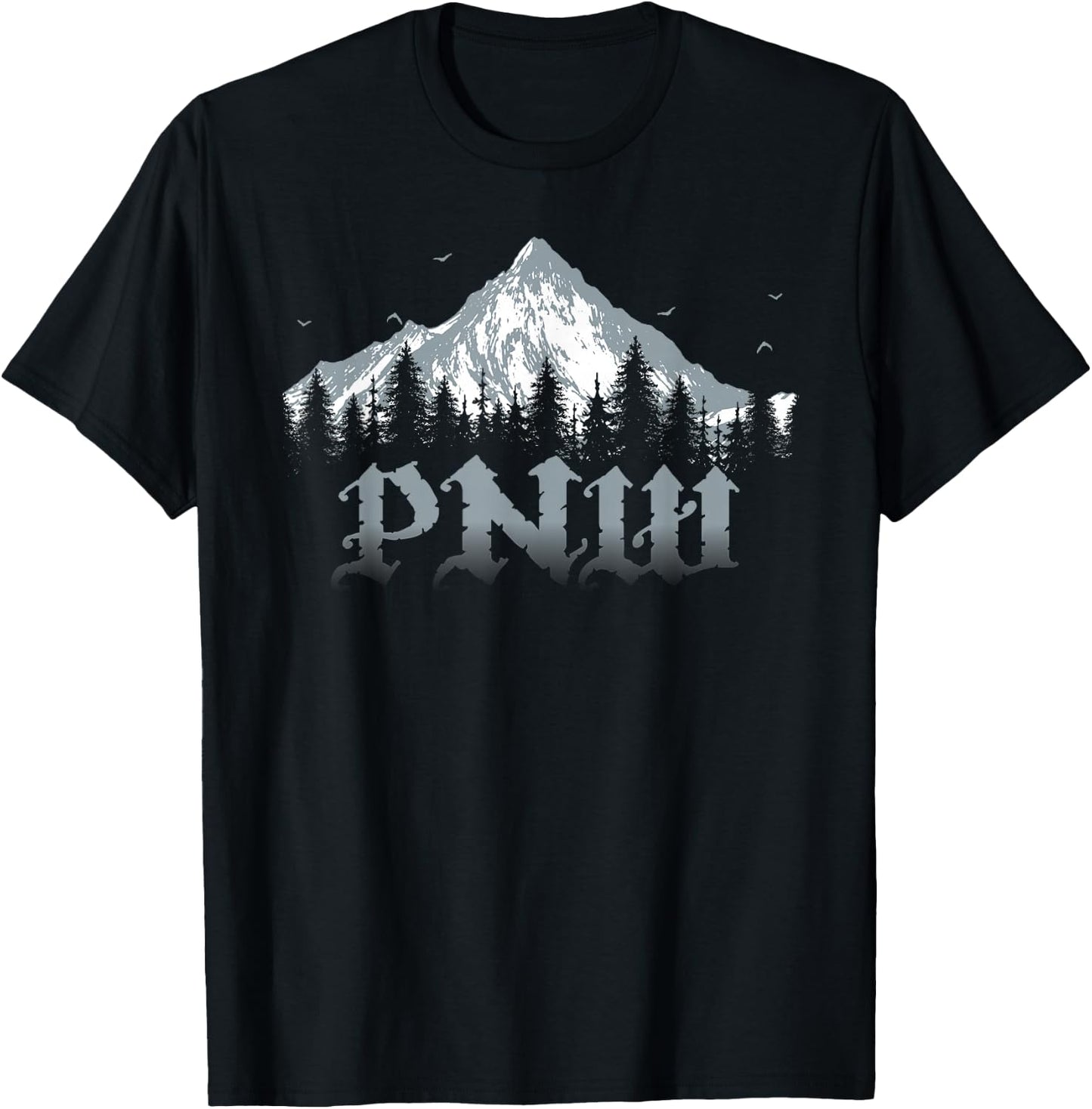 PNW - Pacific North West T Shirts T-Shirt - T-Shirt | Black