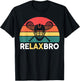 Lacrosse-Shirt Relaxbro Funny Lacrosse Lax Boys Youth Men T-Shirt - T-Shirt | Black