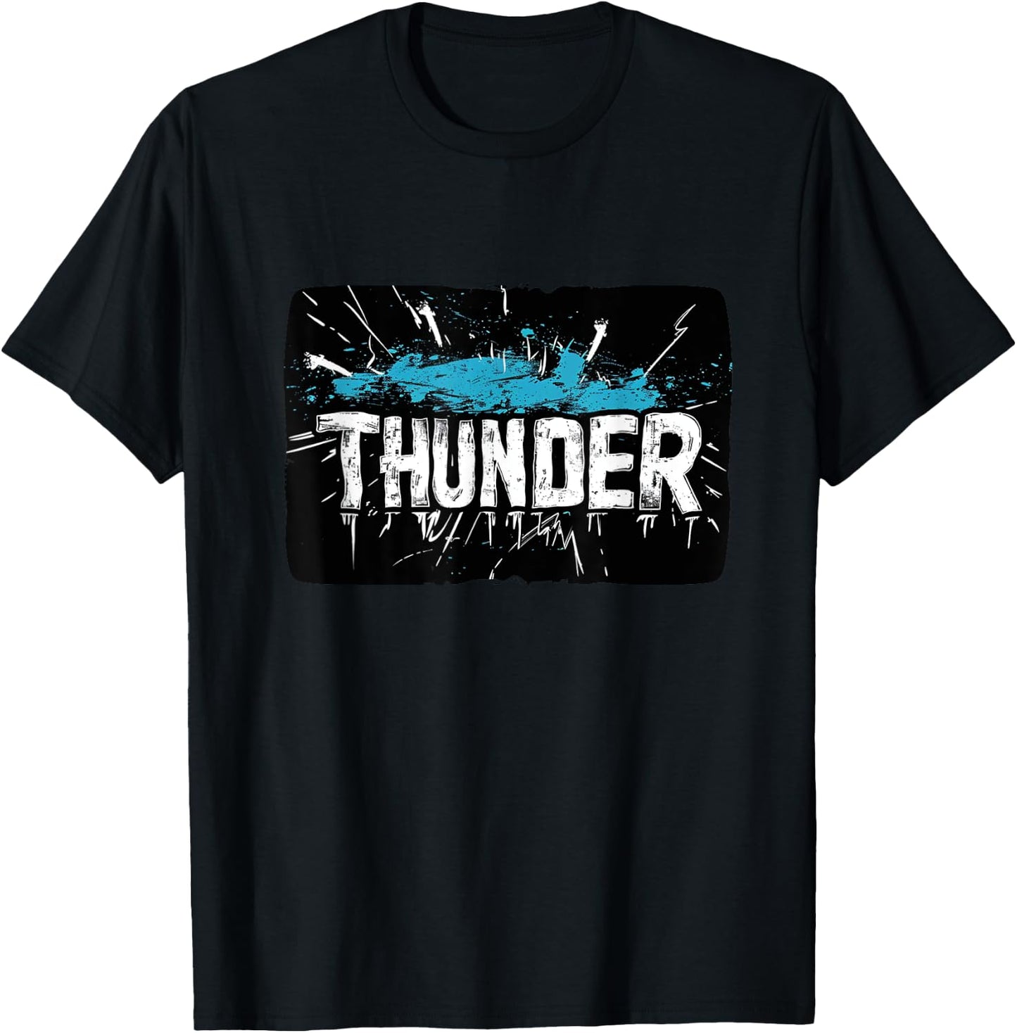 Cool Thunder emblem Outfit for Boys and Girls T-Shirt - T-Shirt | Black