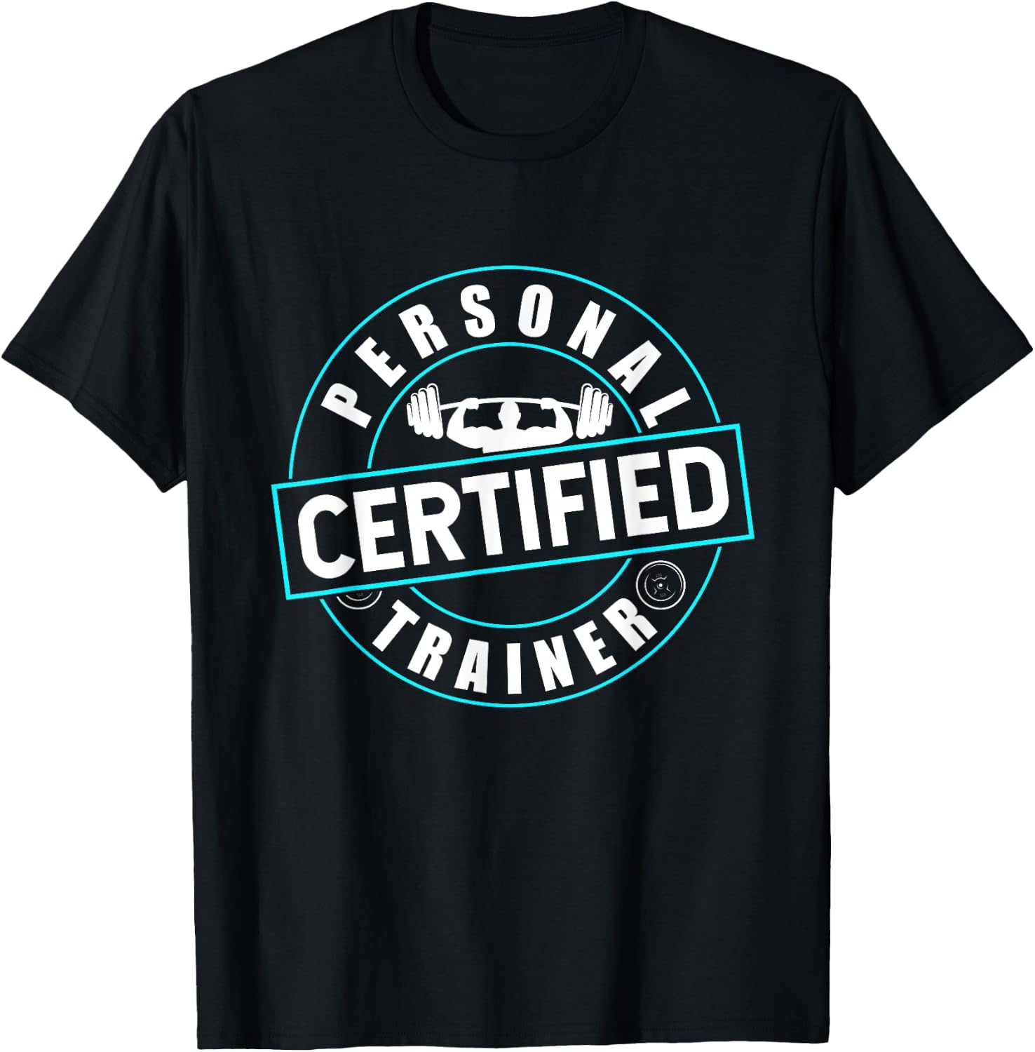 Certified Personal Trainer Badge of Honor T-Shirt - T-Shirt | Black