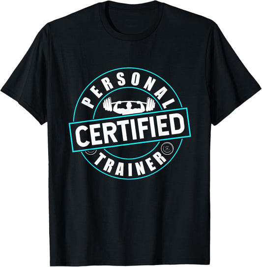 Certified Personal Trainer Badge of Honor T-Shirt - T-Shirt | Black