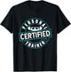 Certified Personal Trainer Badge of Honor T-Shirt - T-Shirt | Black