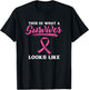 What A Survivor Looks Like Breast Cancer Awareness Women T-Shirt - T-Shirt | Black