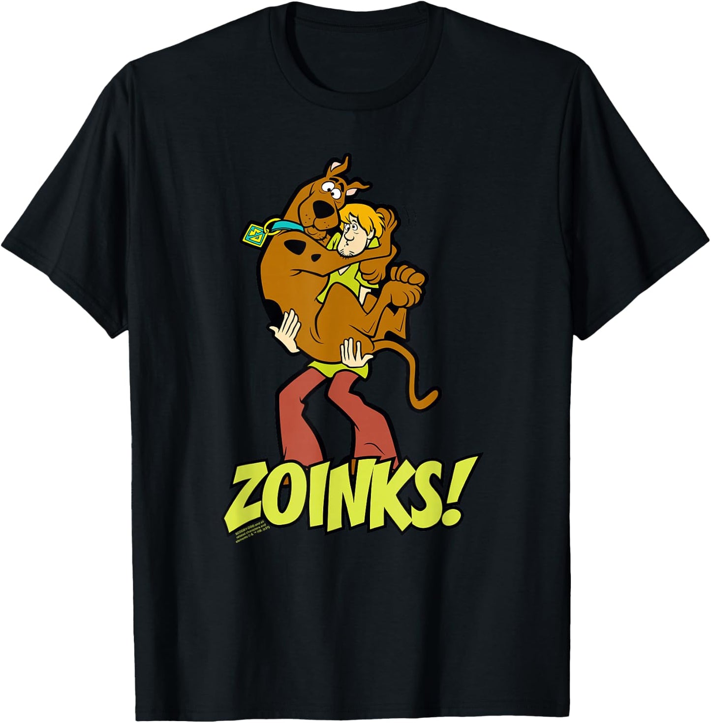 Scooby-Doo and Shaggy Zoinks! T-Shirt - T-Shirt | Black